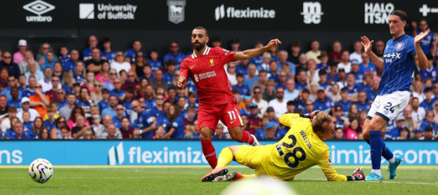 Ливерпул со два брзи гола го реши Ипсвич, Салах постави рекод! (ВИДЕО)