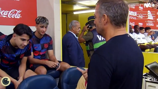 Талентот на Барса му го извалка столчето на Флик, реакцијата на тренерот е хит! (ВИДЕО)