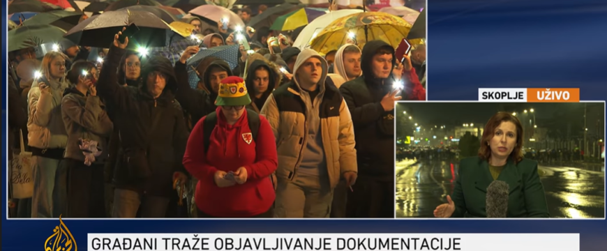 Навивачите на Велс присуствуваа на протестот во Скопје! (ФОТО)