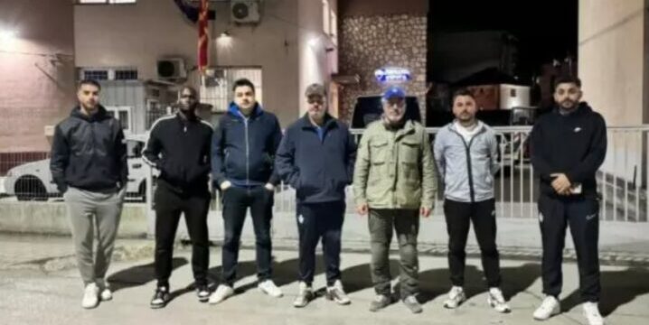 Фудбалери на Гостивар пет часа биле држени во полициска станица