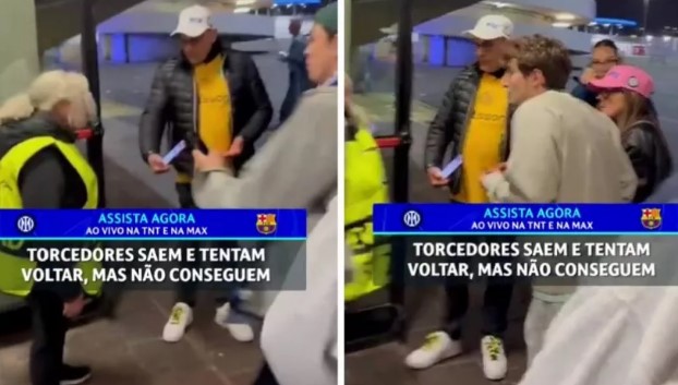 Навивачи на Интер сакаа да се вратат на стадионот за продолженијата, но беа одбиени (ВИДЕО)