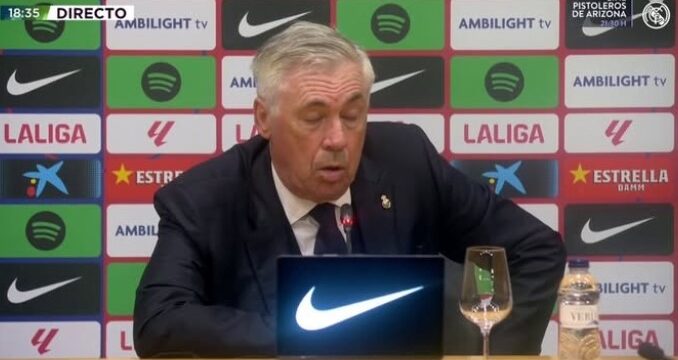 Анчелоти: Не заборавајте, ни фалеа пет дефанзивци!