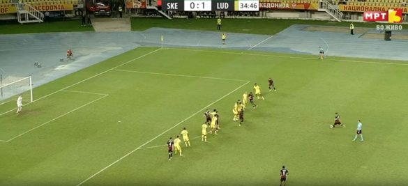 Мајсторија на Љатифи – Шкендија со реми против Лудогорец на полувреме (ВИДЕО)