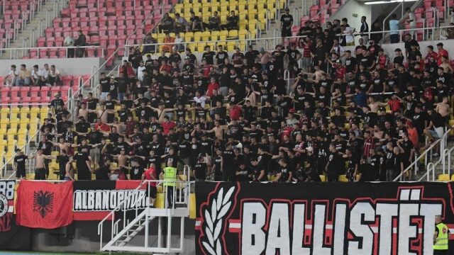 Скандалозни скандирања на мечот на Шкендија: Се скандираше за Голема Албанија! (ВИДЕО)
