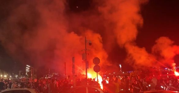 „Торцида“ го запали Сплит пред дербито со Динамо (ВИДЕО)